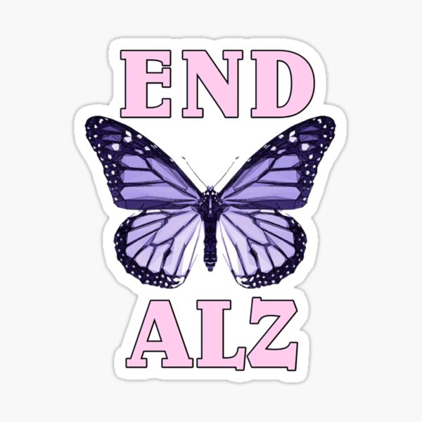 End Alz Sticker