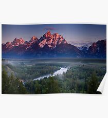 Teton Morning Poster