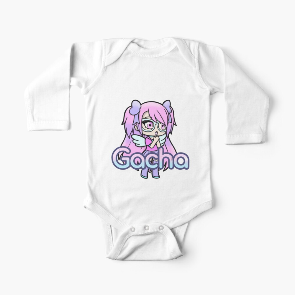 Gacha Angel Baby One Piece By Tubers Redbubble - roblox long sleeve baby one piece redbubble