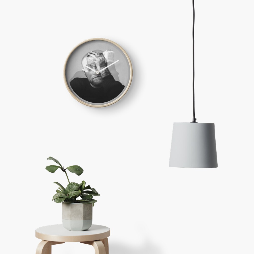 Mac Art Poster Clock