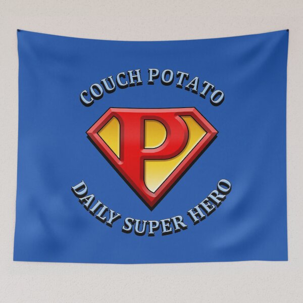 Item preview, couch potato - daily super hero - ver 2 designed and sold by He-Be.