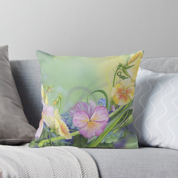 Aperçu de l'œuvre Garden Pansies créée et vendue par DeniFreeman.