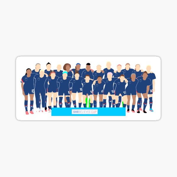 USWNT 4-stars only Sticker