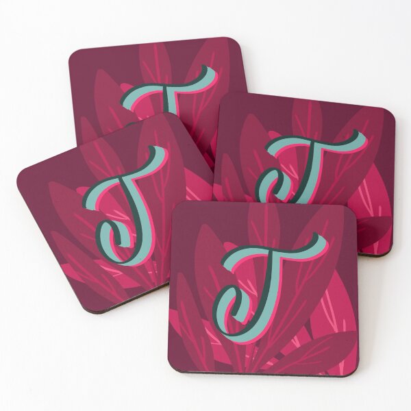 Item preview, T- creative monogram scripted lettering of letter t designed and sold by Ilze Lucero.