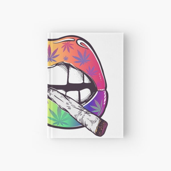 Psychedelic Lips Hardcover Journal