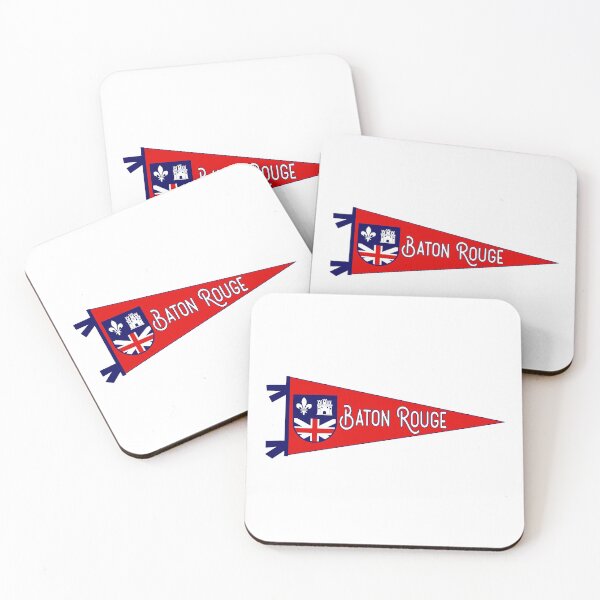 Item preview, Baton Rouge Flag Pennant designed and sold by Decal Mania.