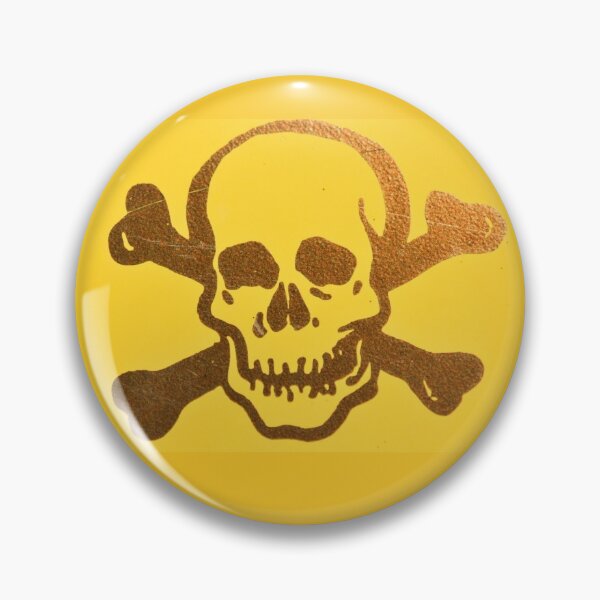 Item preview, Orange Skull and Crossbones Symbol designed and sold by KNBS.