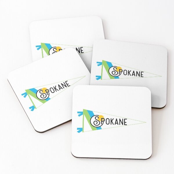 Item preview, Spokane Flag Pennant designed and sold by Decal Mania.