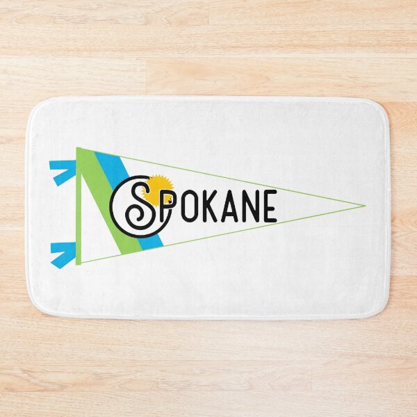 Item preview, Spokane Flag Pennant designed and sold by Decal Mania.