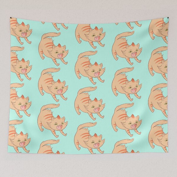 Item preview, Stretching Tabby designed and sold by KadyIllustrates.