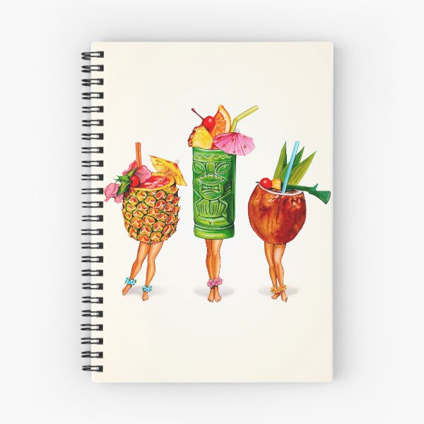 Item preview, Tiki Cocktail Pin-Ups designed and sold by Kelly  Gilleran.