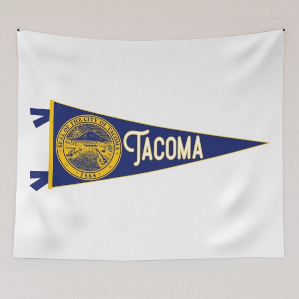 Item preview, Tacoma Flag Pennant designed and sold by Decal Mania.