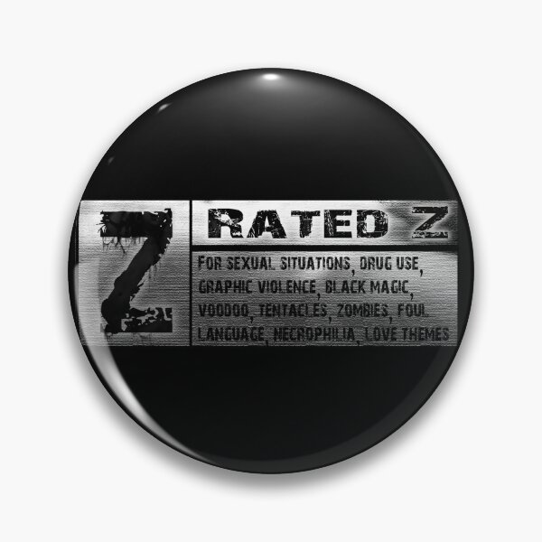 Item preview, RATED Z (Version 1) designed and sold by XXX Zombieboy XXX.