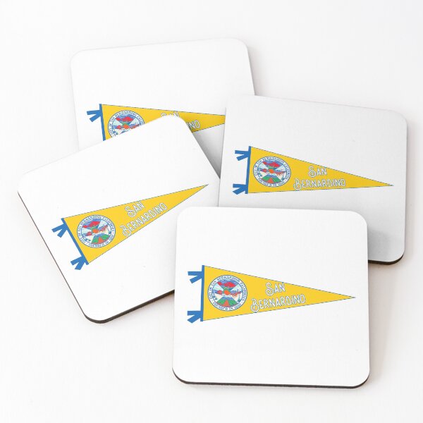 Item preview, San Bernardino Flag Pennant designed and sold by Decal Mania.