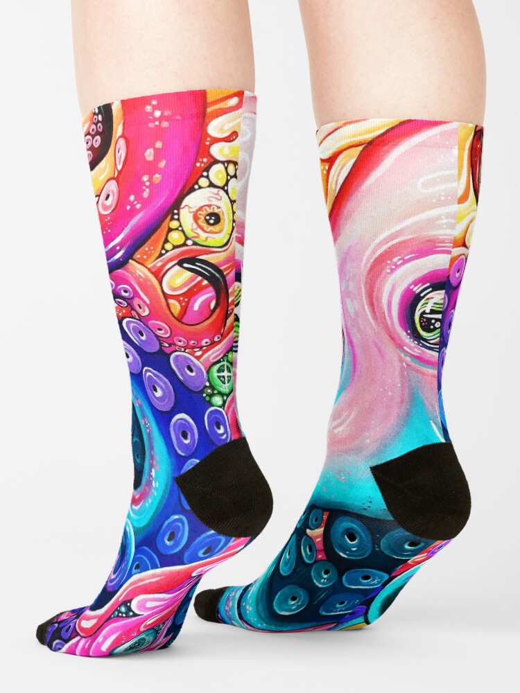 Alternate view of GlitterOctopus Socks