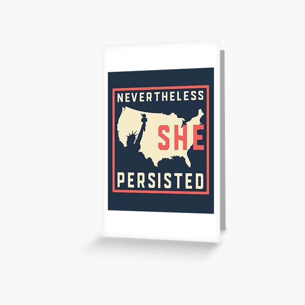 Item preview, Nevertheless She Persisted. Resist with Lady Liberty designed and sold by electrovista.