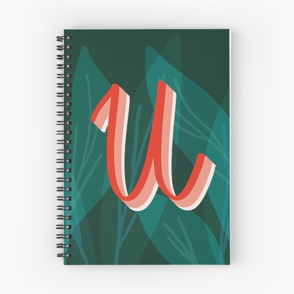 Item preview, U- creative monogram scripted lettering of letter u designed and sold by Ilze Lucero.
