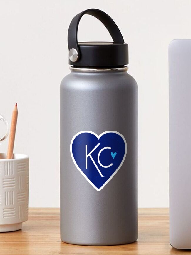 KC Love Navy & Blue Sticker for Sale by RuthMCreative
