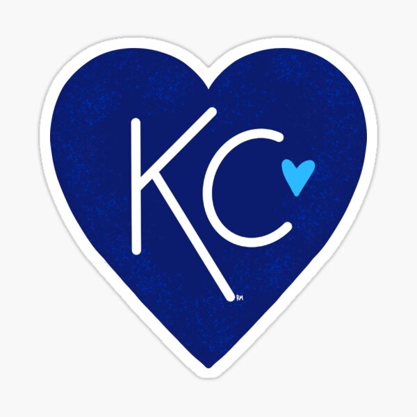 KC Love Navy & Blue Sticker