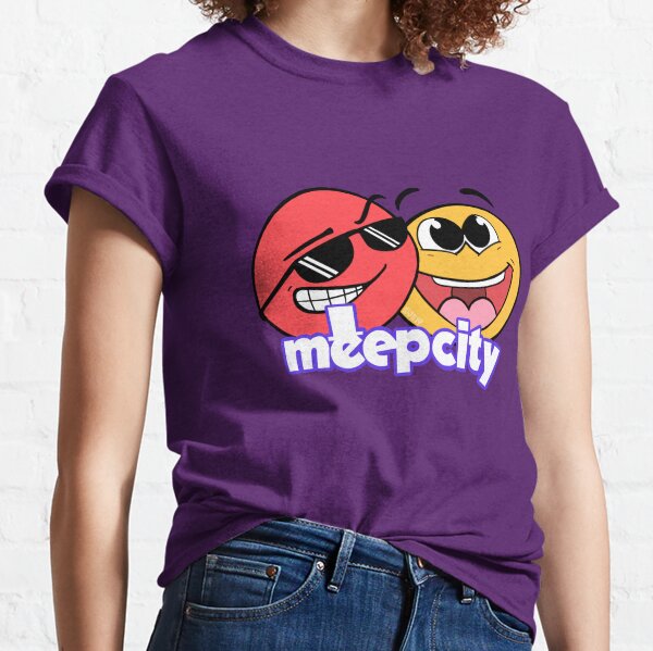 Meep City T Shirts Redbubble - karinaomg roblox meep city