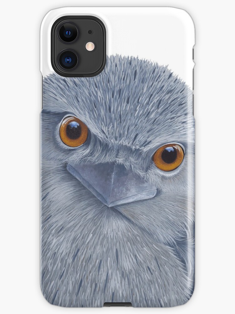 Thumbnail 1 of 4, iPhone Case, Tawny Frogmouth designed and sold by grimmhewitt67.
