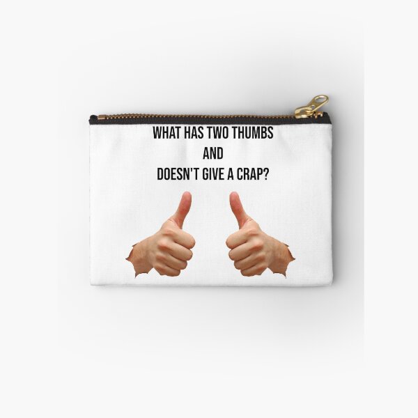 Item preview, 2 Thumbs no Crap. designed and sold by BigFabi.