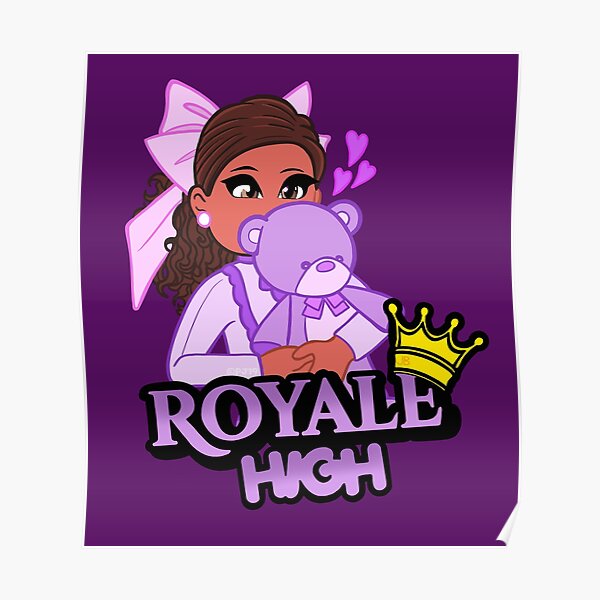 Royale High Posters Redbubble - gamer girl roblox royale high
