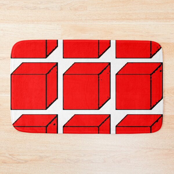 Item preview, Red Cube Pattern designed and sold by GrudleBay.