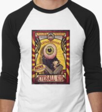 The Extraordinary Eyeball Kid: Sideshow Poster Baseball ¾ Sleeve T-Shirt