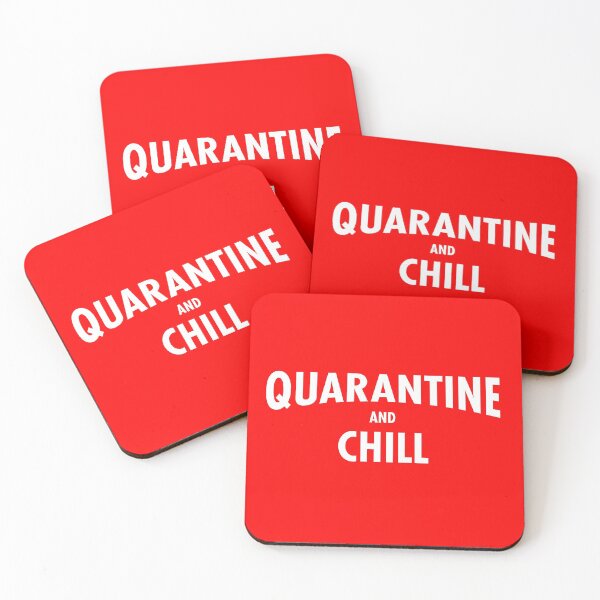 Item preview, QUARANTINE AND CHILL designed and sold by pierrelaidesign.
