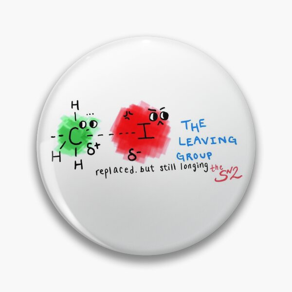 Item preview, OChem Drama - The Leaving Group (SN2) designed and sold by KawaiiChemist.