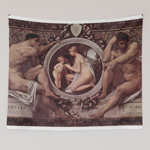 Item preview, Gustav Klimt: Idylle, Vienna Museum, Austria designed and sold by The Great  Art.