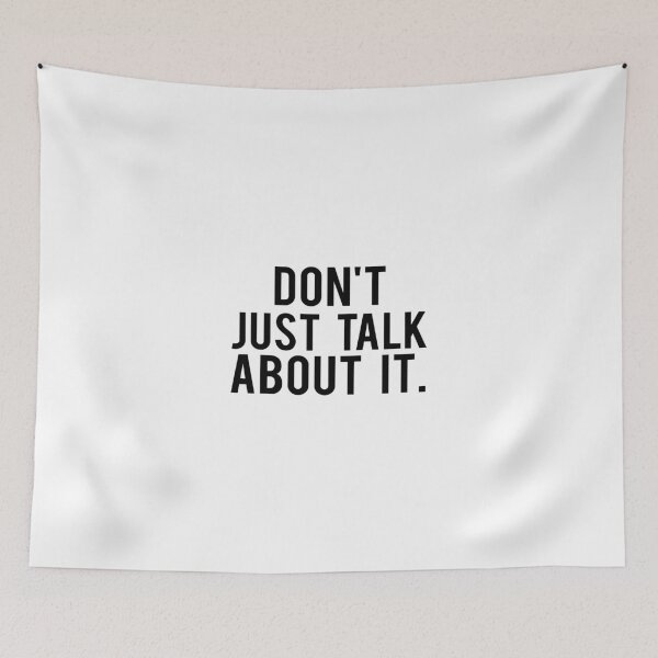 Item preview, Gary Vaynerchuk / Gary Vee - Don't just talk about it - BLACK designed and sold by globalquotes.