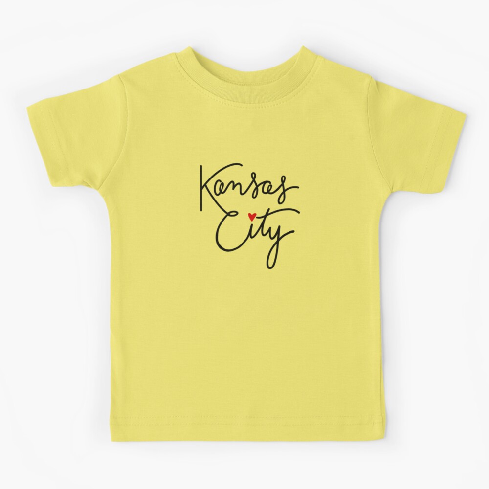 Kansas City Royals Womens Yellow Block Short Sleeve T-Shirt