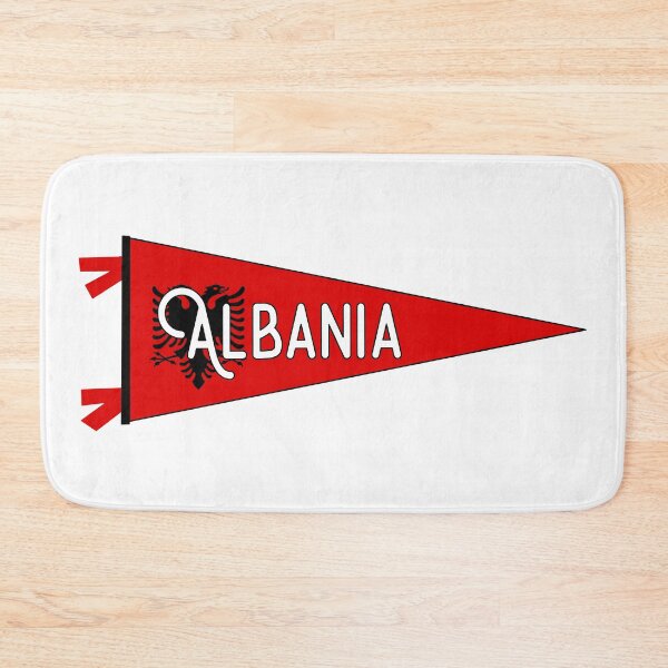 Item preview, Albania Flag Pennant designed and sold by Decal Mania.