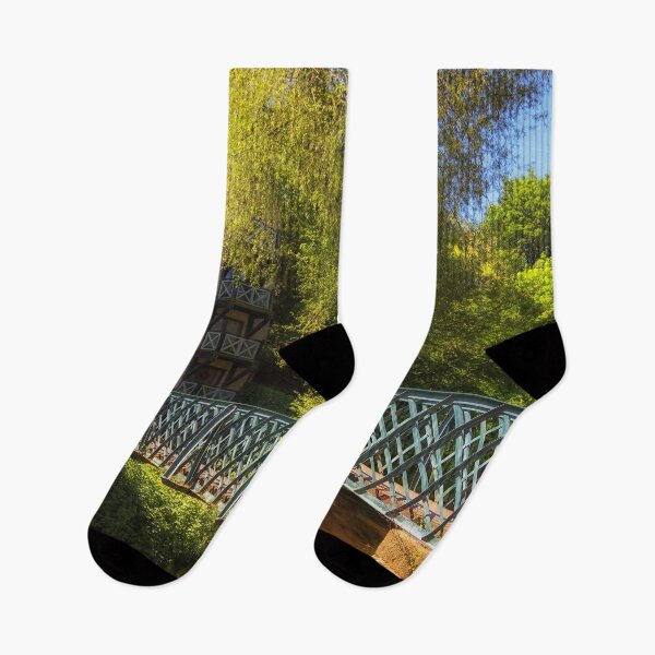Item preview, Small Bridge over Water of Leith, Dean's Village, Edinburgh, Scotland, UK designed and sold by Yannik Hay.