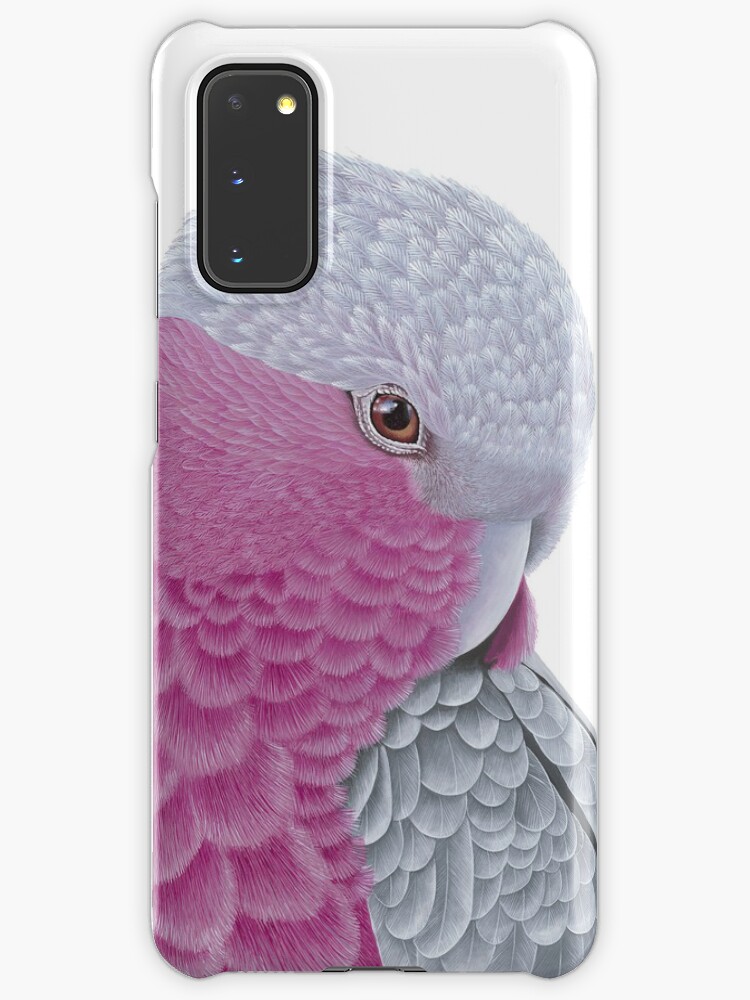 Thumbnail 1 of 4, Samsung Galaxy Phone Case, Galah - Pink and Grey designed and sold by grimmhewitt67.
