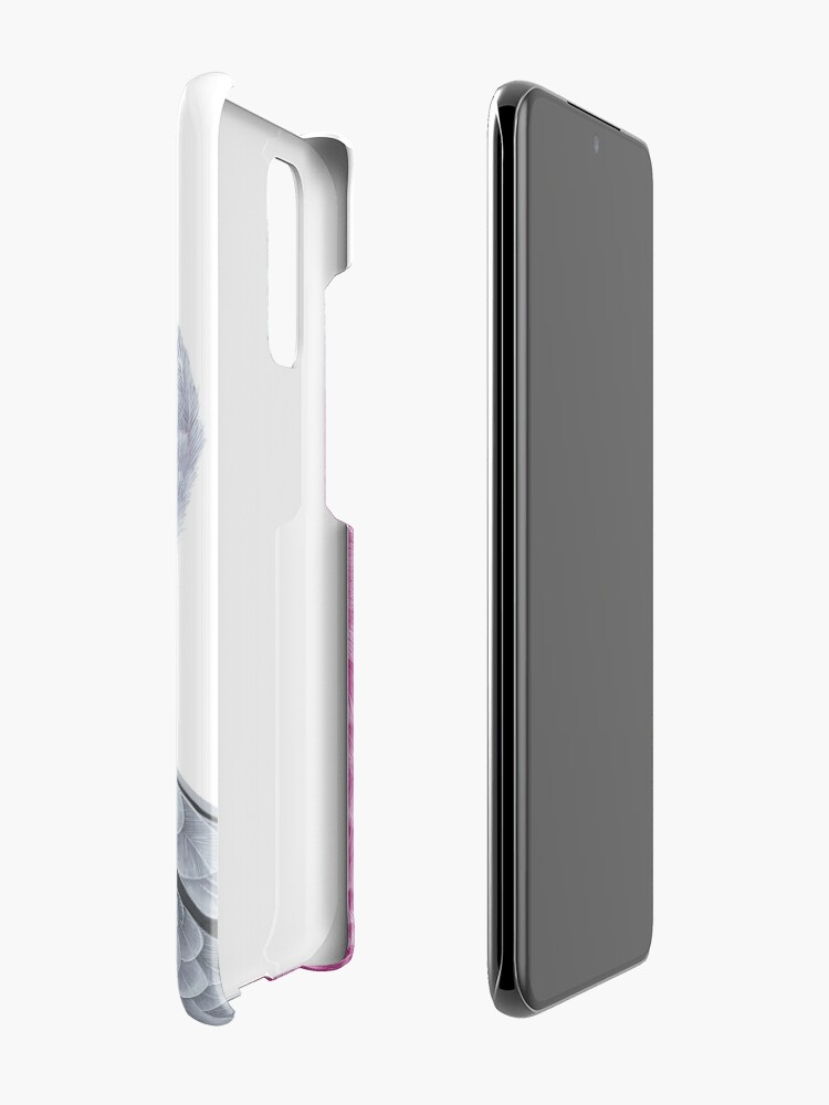Thumbnail 2 of 4, Samsung Galaxy Phone Case, Galah - Pink and Grey designed and sold by grimmhewitt67.