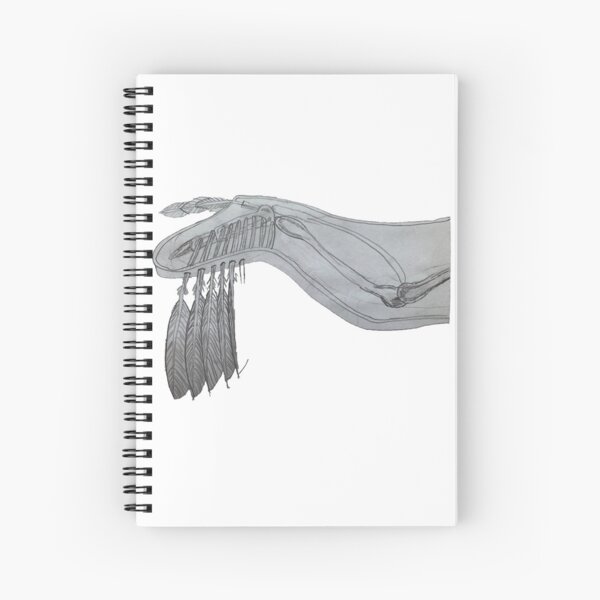 Anatomy of a Bird Spiral Notebook