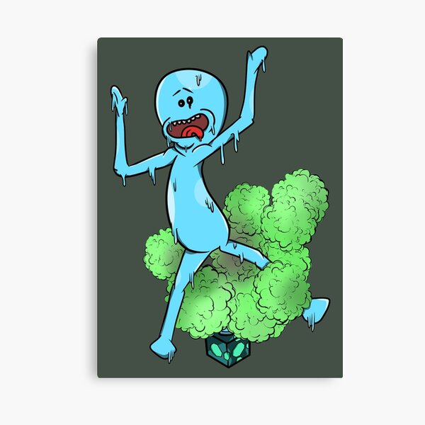 Mr Meeseeks Box Canvas Print