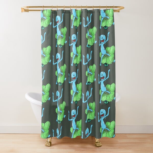 Mr Meeseeks Box Shower Curtain