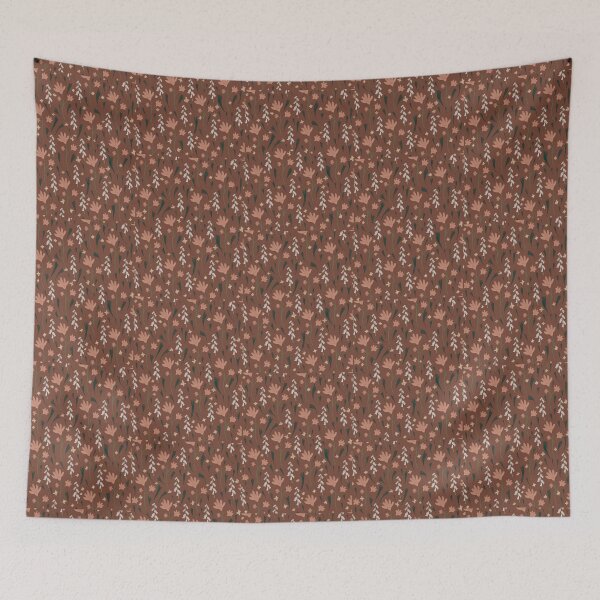 Item preview, Emma Floral Burgundy designed and sold by Laney Wagner.