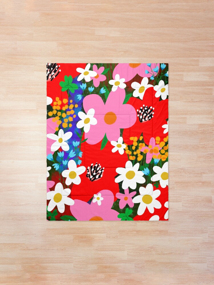 Alternate view of Flower Power! Comforter