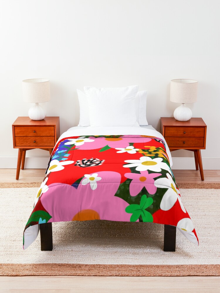 Alternate view of Flower Power! Comforter