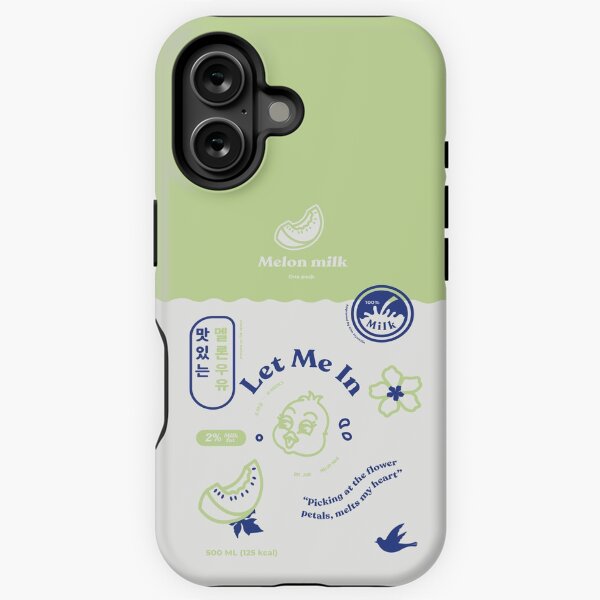 Artikel-Vorschau von Lassen Sie mich in Melonenmilchkarton Konzept Telefon Fall, designt und verkauft von loonatheconcept.