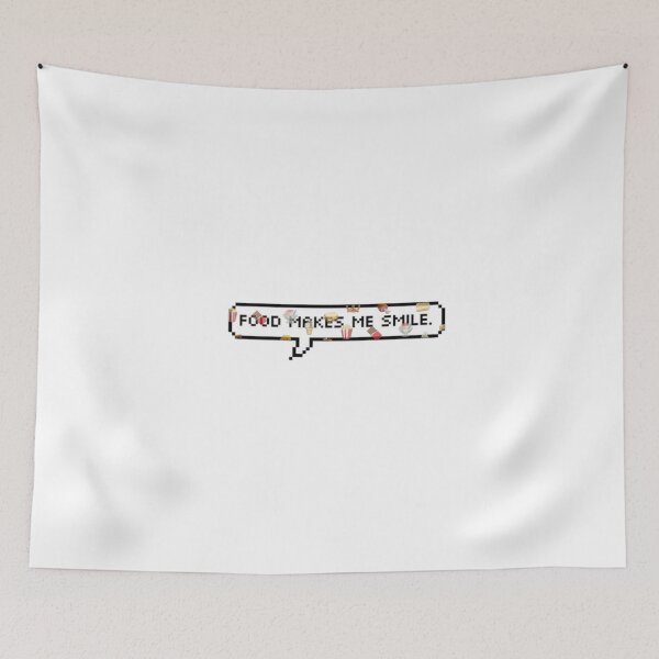 Item preview, Food Makes Me Smile Text designed and sold by Sarah McDowell.