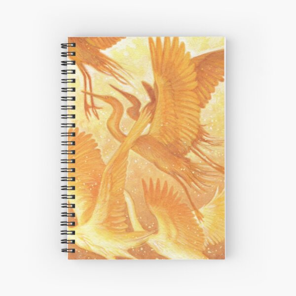 Golden Flight Spiral Notebook