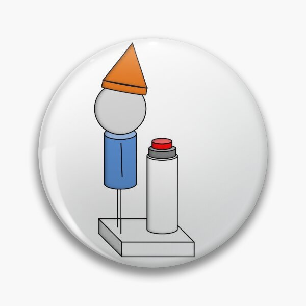 Item preview, Mignome Looking at a Button designed and sold by NoirPineapple.