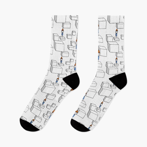 Item preview, Mignomes Standing Among Rectangular Prisms designed and sold by NoirPineapple.