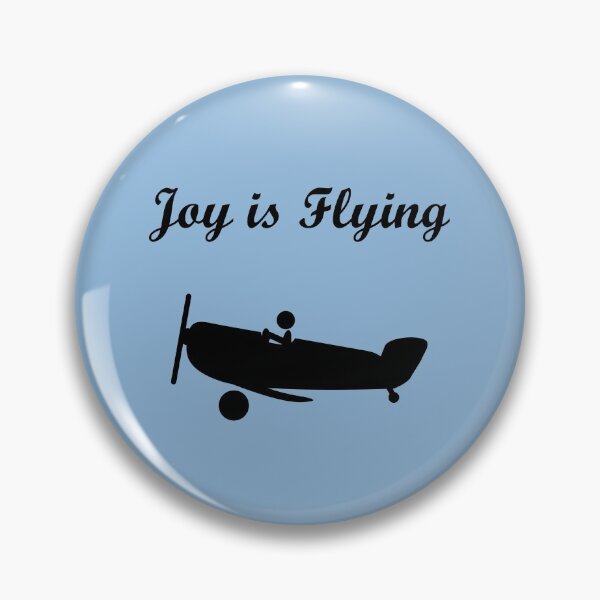 Item preview, Joy is Flying Airplane Pilot Monotone designed and sold by TinyStarAmerica.